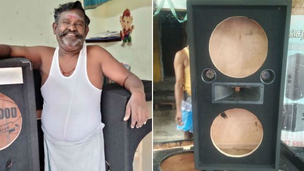 அன்று பிலிப்ஸ் நிறுவனத்தில் பணி... இன்று சொந்தமாக ஸ்பீக்கர் தயாரிப்பு... குக்கிராமத்தில் அசத்தல்..!