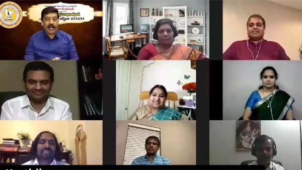 இயல் இசை நாடகம்... மினசோட்டா தமிழ் சங்கம் இணையம் வழியாக நடத்திய முத்தமிழ் விழா