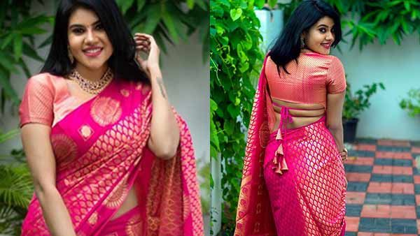 அம்மாடி என்ன வளைவு... ரசிகர்களை கண்ணெடுக்காமல் ரசிக்க வைத்த நிவிஷா!