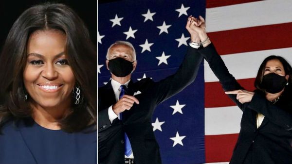 வெள்ளை மாளிகையின் கண்ணியத்தை காக்க.. ஜோ பிடன், கமலா ஹாரிஸ்க்கு மிச்சல் ஒபாமா சூப்பர் வாழ்த்து