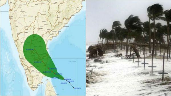 இரவு கரை கடக்கும் புயல்.. 