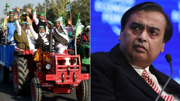 அம்பானி நிறுவன பொருட்களை புறக்கணிப்போம்... டெல்லியில் போராடி வரும் விவசாயிகள் வேண்டுகோள்..!