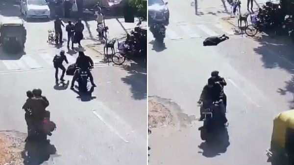 நடுரோட்டில் ரியல் எஸ்டேட் தரகர் சுட்டுக் கொலை... நெஞ்சை பதைபதைக்க வைக்கும் வீடியோ காட்சிகள்