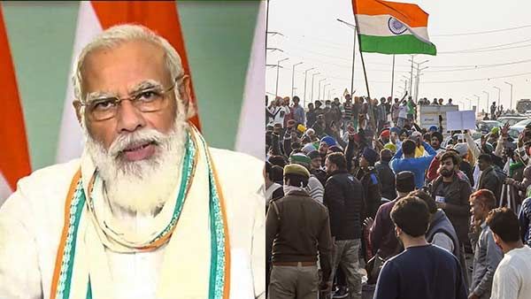 தீவிரமடையும் போராட்டம்.... விவசாயிகளுக்கு ரூ. 18 ஆயிரம் கோடி மதிப்பிலான திட்டத்தை அறிவிக்கும் மோடி