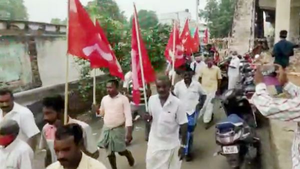 வேளாண் சட்டங்களுக்கு எதிர்ப்பு: தஞ்சையிலும் கொந்தளித்த விவசாயிகள் - ரயில் நிலையம் முற்றுகை