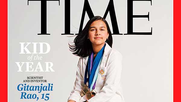 15 வயதில் டைம் இதழில் இடம்.... அசத்திய இந்திய சிறுமி!