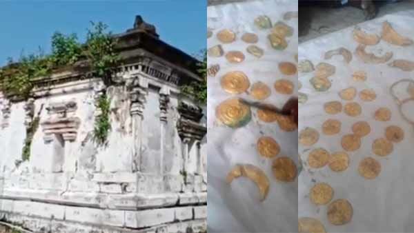 உத்தரமேரூர் குழம்பேஸ்வரர் கோயிலில் தங்க குவியல்.. வருவாய் துறையிடம் ஒப்படைக்க மறுக்கும் கிராமம்!