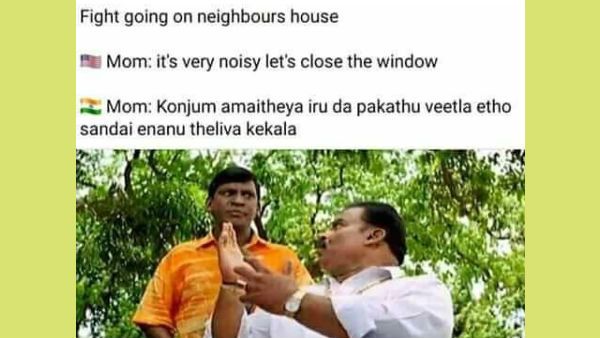 இருடா பக்கத்து வீட்டுல ஏதோ சண்டை சரியா கேக்க மாட்டேங்குது.. கலகலக்கும் இந்தியா- அமெரிக்கா மீம்ஸ்! 