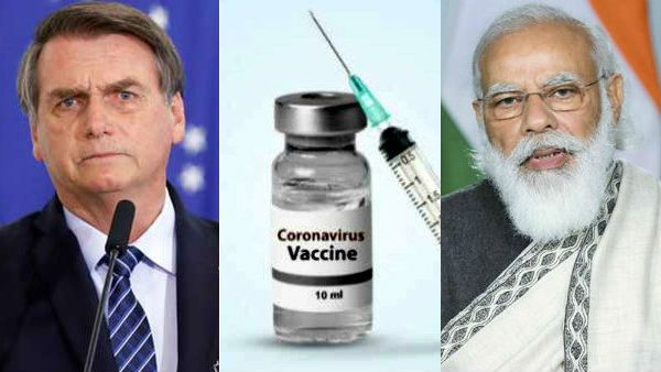 திடீரென்று அதிகரிக்கும் கொரோனா பரவல்..தடுப்பூசி வழங்கி உதவ மோடிக்கு பிரேசில் அதிபர் கடிதம்