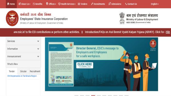 தொழிலாளர் நலத்துறை அமைச்சகத்தின் கீழான ESIC-ல் எம்.டி, எம்.எஸ். படித்தவர்களுக்கு வேலை வாய்ப்பு
