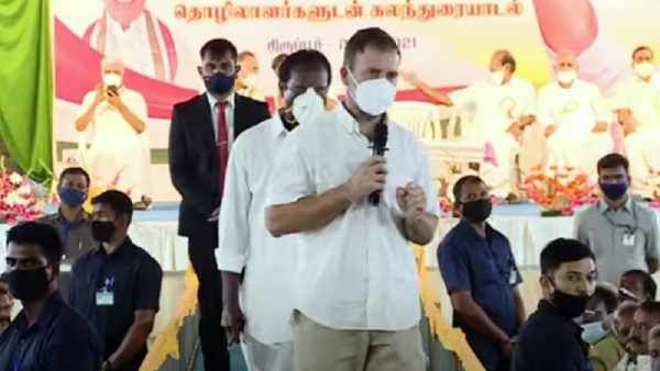 திமிர்' பிடித்த மோடிக்கு தொழிலாளர்கள், ஏழைகளின் வலிமையை புரிய வைப்போம்: திருப்பூரில் ராகுல் ஆவேசம்