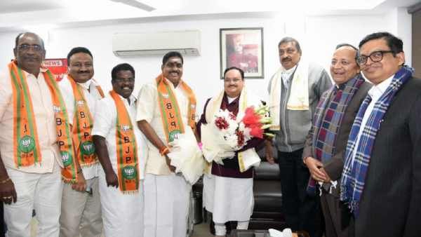 புதுச்சேரி காங். முன்னாள் அமைச்சர் நமச்சிவாயம் பாஜகவில் இணைந்தார்