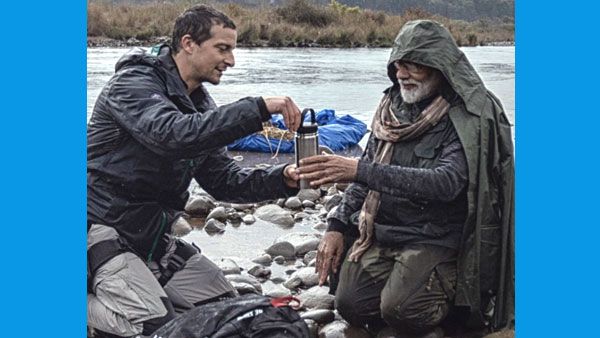 மோடியும் நானும்...ரகசியத்தை பகிர்ந்த கிரில்ஸ்...2 ஆண்டுகளுக்கு பின் வைரலாகும் போட்டோ
