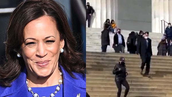 குடும்பம், துணை அதிபர் பணிகளுக்கு நடுவே ஃபிட்னஸுக்கும் முக்கியத்துவம்.. கமலா ஹாரீஸ் ஜாக்கிங் வீடியோ!