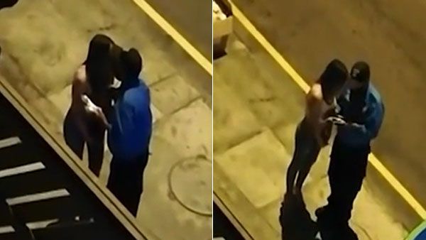 புதுவகை அபராதம்.. கையில் பணம் இல்லை.. இளம் பெண்ணிடம் முத்தம் கேட்ட போலீஸ் அதிகாரி