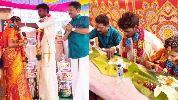 மகள் திருமணத்துக்காக கண்கலங்கி நின்ற ஏழைத் தாய்... சீர்வரிசை செய்த டாக்டர் சரவணன் எம்.எல்.ஏ..!