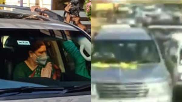 சசிகலாவின் கார் விபத்தில் சிக்கியது... அதிர்ச்சியளிக்கும் வீடியோ.. தொடர்ந்து முன்னேறி வரும் பயணம்..!