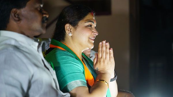 குஷ்புவை கதற விட்ட கூட்டத்தில் ஒருவன்... ஏன் தம்பி ஏன் - தேர்தல் பிரச்சாரத்தில் கலகலப்பு