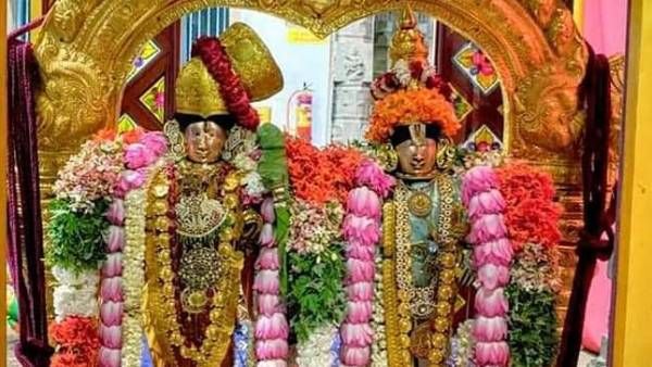 பங்குனி உத்திர நாளில் ஆண்டாள் ரங்கமன்னார் திருக்கல்யாணம் - பட்டு வஸ்திரம் அனுப்பிய ஏழுமலையான்