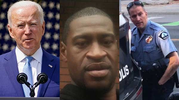 ஜார்ஜ் பிளாய்ட் கொலை.. டெரிக் சாவின் குற்றவாளி.. வரலாற்றுச் சிறப்பு வாய்ந்த தீர்ப்பு.. பிடன்