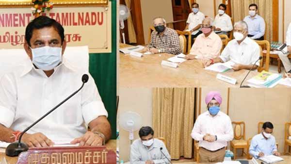 உச்சத்தில் கொரோனா பாதிப்பு... முதல்வர் பழனிசாமி முக்கிய ஆலோசனை.. அடுத்து என்ன?