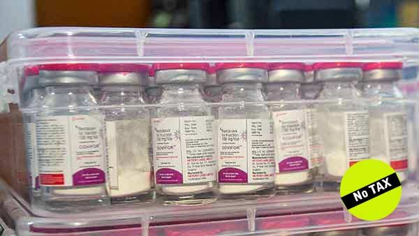 குட் நியூஸ்... கொரோனா நோயாளிகள் உயிர் காக்கும் ரெம்டெசிவிருக்கு சுங்க வரி ரத்து.. மத்திய அரசு அதிரடி