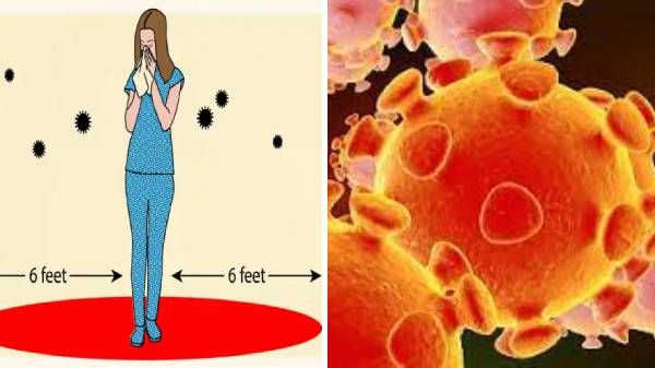 கவனம் மக்களே... ஒருவருக்கு கொரோனா தொற்று இருந்தால்.. அவரிடமிருந்து 6 அடி தூரம் வரை பரவுமாம்!