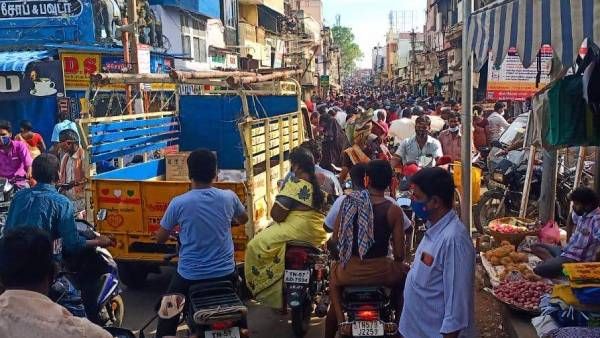 14 நாட்கள் ஊரடங்கை ஒன்றுமில்லாமல் செய்த ஒரு நாள் கடை திறப்பு