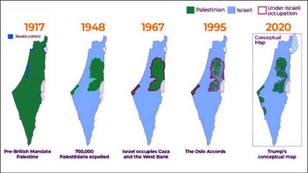 2 பெரும் போர்கள்.. ஒரு ஒப்பந்தம்.. பாலஸ்தீனத்தை இஸ்ரேல் ஆக்கிரமித்தது எப்படி? கலங்க வைக்கும் வரைபடம்