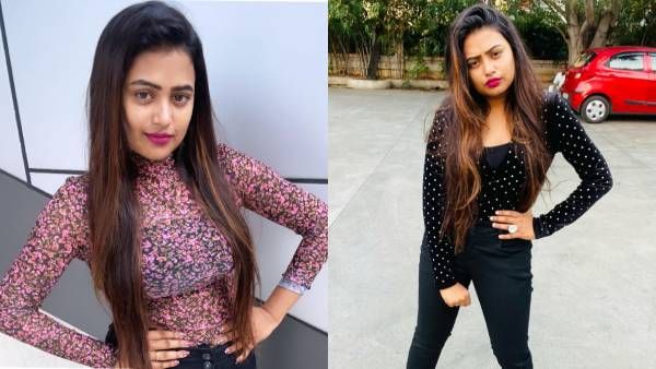 பூப் போட்ட ரவிக்கை.. எடுப்பான அழகு.. அம்சமான பரீனா.. அசத்தறீங்களே வெண்பா!