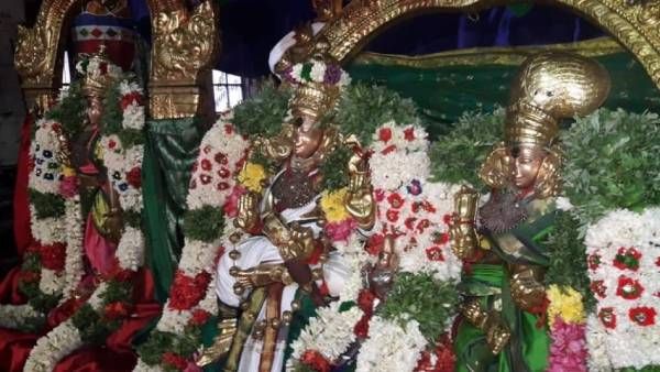 மீனாட்சி அம்மன் கோவிலில் ஆனி உற்சவம் கோலாகலம் - பிரியாவிடை அம்மனுடன் காட்சி அளித்த சுந்தரேஸ்வரர்