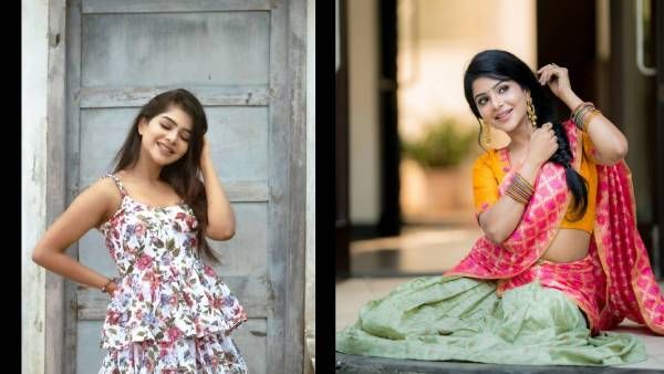 கண் மூடி தலை சாய்த்து.. மனதில் விழுந்த பவித்ராலட்சுமி... செம க்யூட்!