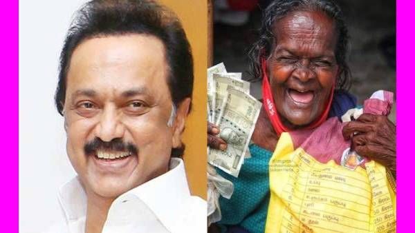 சூப்பர் ஸ்டாலின்.. ஒரு கையில் பணம்.. இன்னொரு கையில் மளிகை.. அமைச்சர் போட்ட போட்டா.. செம வைரல்