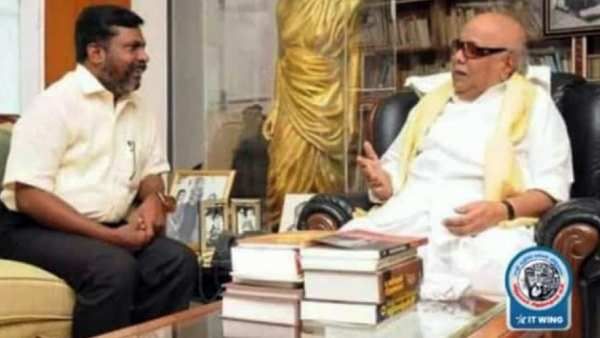 சுயாட்சி முழக்க முன்னோடி... கருணாநிதி பிறந்த நாளை மாநில உரிமைகள் நாளாக அறிவிக்க திருமாவளவன் கோரிக்கை