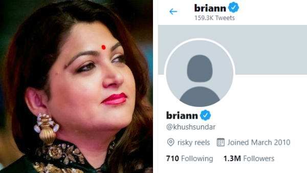 ஹேக் செய்யப்பட்ட குஷ்பு ட்விட்டர் கணக்கு! அனைத்து ட்வீட்களும் டெலிட்.. யார் இந்த ப்ரையன்? பரபரப்பு