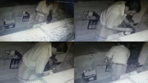 நைட்டு 2 மணிக்கு.. கடைக்குள் நுழைந்த ஆசாமி.. ஜஸ்ட் 5 நிமிசம் தான்.. அலறிய புதுச்சேரி!