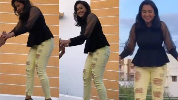 கிழிந்த பேன்ட்டோடு.. சுவரில் ஏறிய ஜனனி.. இப்படியா பண்ணுவது.. கொந்தளித்த ரசிகர்கள்!