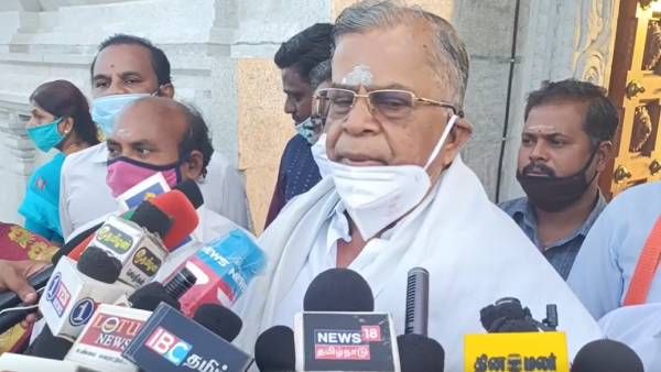 வியப்பாக இருக்கிறது.. இந்து சமய அறநிலையத் துறை அமைச்சரின் செயல்பாடு.. பாஜகவில் இருந்து ஒரு பாராட்டு