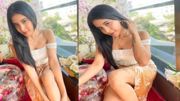 என்ன நழுவுது ?.. வள வள மேனியில் .. பள பள உடையுடன் சாக்ஷி அகர்வால்..!