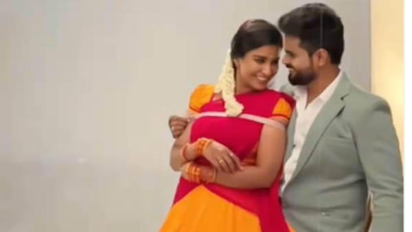 சுத்திவிட்டு ஒரு சூப்பர் ரொமான்ஸ்.. ரேஷ்மாவுக்கு செவந்து போச்சே!