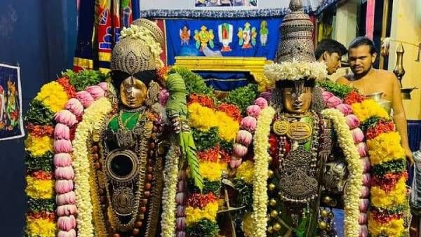 ஆடி அமாவாசை: ஸ்ரீவில்லிபுத்தூர் ஆண்டாள் கோவிலில் ஐந்து கருட சேவை - கருடவாகனத்தில் கள்ளழகர்