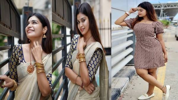 எதிரி இல்லைன்னா..என்ன அர்த்தம் தெரியுமா.. குட்டைக் கவுனில் சூப்பராக விளக்கிய தர்ஷா!