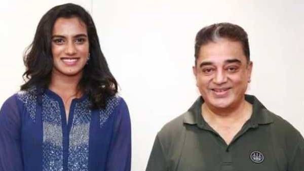 'வீரமங்கை பி.வி. சிந்து.. இந்தியப் பெண்களின் பெருமிதமாகத் திகழ்கிறார்..' கமல்ஹாசன் வாழ்த்து