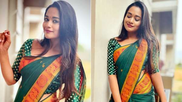 வளைந்து நெளிந்து...அடடா அது மட்டும் தனியா தெரியுது..காவியாவால் கலங்கிப் போன ரசிகர்கள்!