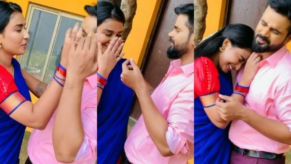 அவர் கொஞ்ச.. இவர் மிஞ்ச.. அடடா இதுதான் லவ்வா.. கலக்கும் ரேஷ்மா!