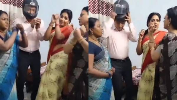 இடுப்பை வெடுக் வெடுக்குன்னு ஆட்டிய ரேஷ்மா.. ஹெல்மெட்டை தூக்கி மாட்டிய கோபி.. ஒரே காமெடி