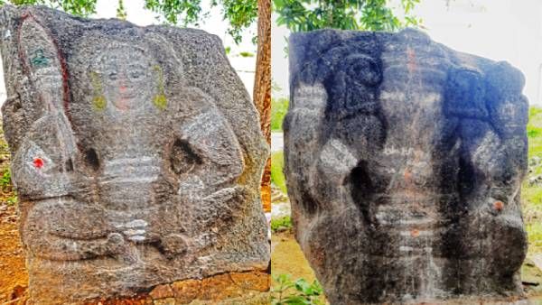 தெள்ளாறு அருகே 1300 ஆண்டுகள் பழமையான சிற்பங்கள்.. மரபுசார் அமைப்பின் ஆய்வில் கண்டுபிடிப்பு