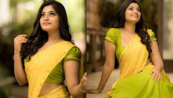 பாவாடை தாவணியில் பவ்யமாய் அழகை காட்டிய அர்ச்சனா .. அடடா பார்த்து விட்டோம்.. ஆர்ப்பரிக்கும் ரசிகர்கள்