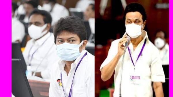 வெட்கப்பட்ட உதயநிதி.. பாராட்டிய ஸ்டாலின்.. 