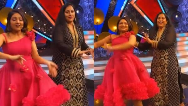 ஒரே சைசில் மாமியாரும் மருமகளும்.. செம குத்தாட்டம்.. விழுந்து விழுந்து ரசிக்கும் ஃபேன்ஸ்!